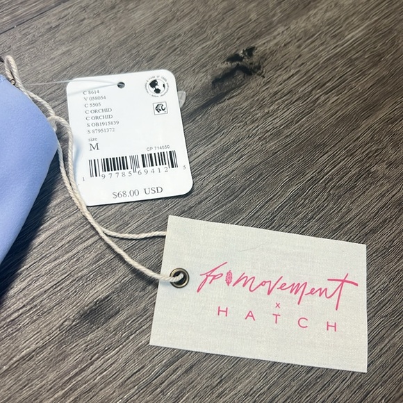 Free People Movement x Hatch Never Better Square Neck Bra Orchid M - Picture 5 of 9